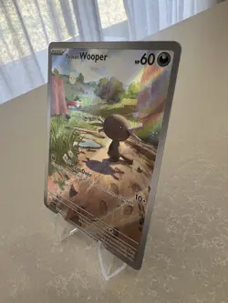 Paldean Wooper 102/094 Illustration Rare Phantasmal Flames Pokemon Holo NM - Image 2