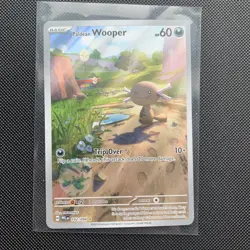 💧 Paldean Wooper 102/094 – Phantasmal Flames Illustration Rare – Pokemon NM 💧 - Image 1