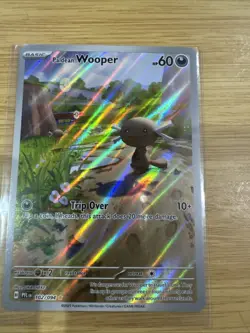 Pokemon TCG Paldean Wooper 102/094 Phantasmal Flames Illustration Rare NM - Image 1