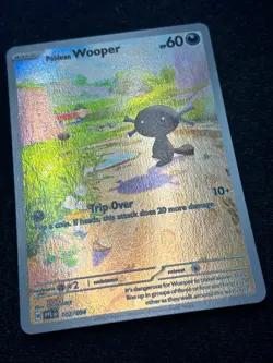 Pokemon TCG Paldean Wooper Illustration Rare 102/094 Phantasmal Flames NM - Image 2