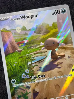 Pokemon TCG Paldean Wooper Illustration Rare 102/094 Phantasmal Flames NM - Image 3
