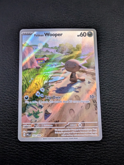 Paldean Wooper 102/094 Phantasmal Flames Illustration Rare Holo NM Pokemon TCG - Image 1