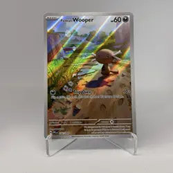Pokemon Paldean Wooper 102/094 (Phantasmal Flames) Illustration Rare (NM) - Image 1