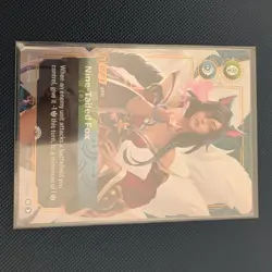 Riftbound League of Legends Ahri Nine Tailed Fox 255/298 OGNX Release Promo - Image 1