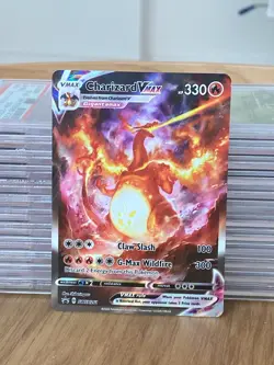 Pokemon TCG SWSH261 Charizard VMAX Holo Black Star Promo Card - Image 1