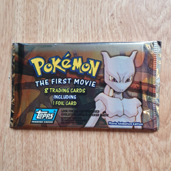 Sealed Topps Pokemon The First Movie 1999 Trading Cards Booster Pack - Image 1