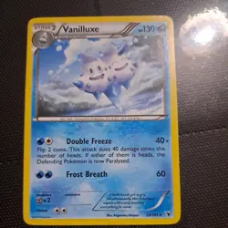 Vanilluxe 29/101 NON Holo Rare Noble Victories Vintage Pokemon Cards TCG lP - Image 1