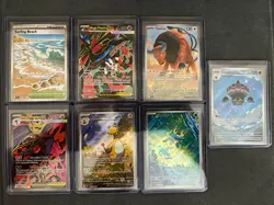Nintendo Pokemon TCG 7-Card Lot English Holo/Foil Full Art Chaos Rising - Image 1