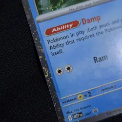 TRIPLE SWIRLS 🌀💫 Psyduck 007 Mega Cosmos Holo Promo Nintendo Pokemon Card - Image 3