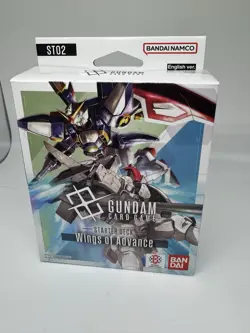 Gundam Card Game ST02 Wings of Advance Starter Deck Brick ONLY - No Promo - Image 1