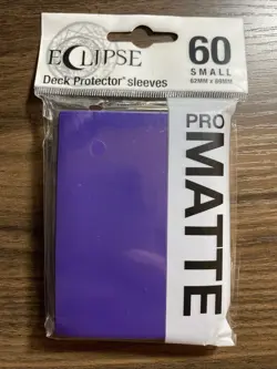 (60) Ultra Pro Eclipse PRO MATTE ROYAL PURPLE Small Deck Protector Card Sleeves - Image 1