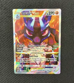 Pokemon TCG Lucario VSTAR SWSH291 Sword & Shield: Crown Zenith ETB Promo NM - Image 1