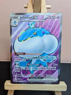 Pokemon Card Jellicent EX 160/086 White Flare Full Art Ultra Rare NM - Image 1