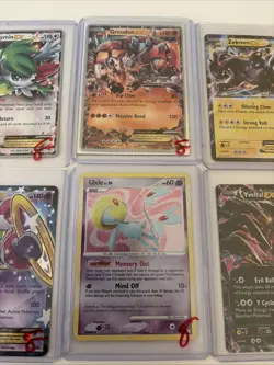 Pokemon Card Lot 100 Official TCG Cards Ultra Rare Included EX GX V MEGA + HOLOS - Image 3