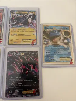 Pokemon Card Lot 100 Official TCG Cards Ultra Rare Included EX GX V MEGA + HOLOS - Image 4