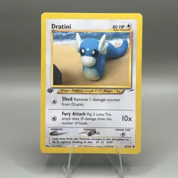 Dratini 63/105 Pokemon Card Neo Destiny 1st Edition Regular Common - Image 1