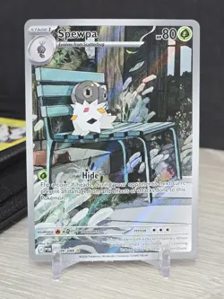 Pokemon Card TCG Spewpa 089/088 Perfect Order 2026 Illustration Rare Holo NM - Image 3