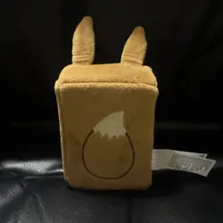 POKEMON Eevee PLUSH Flip Top DECK BOX 60ct Standard Size Card Case UNUSED - Image 5
