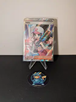 Hilda 164/086 Full Art Ultra Rare White Flare Pokemon Card - Image 1