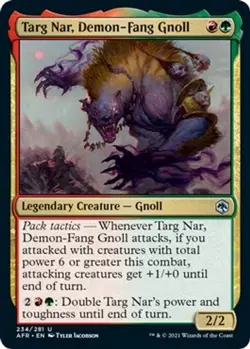 NM - Targ Nar, Demon-Fang Gnoll [AFR - 234] Adventures in the Forgotten Realms - Image 1