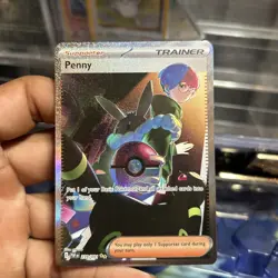 Pokemon TCG Penny 239/091 - Special Illustration Rare - Paldean Fates - NM/Mint - Image 1