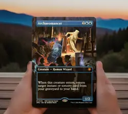 MTG, ARCHAEOMANCER (Borderless) M #0149 SOS SPECIAL GUEST Secrets Of Strixhaven - Image 2