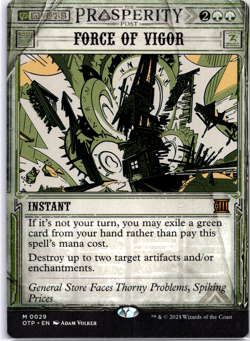 Force of Vigor The Big Score NM MTG - Image 1