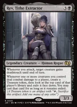 Rev, Tithe Extractor 0045 Non Foil Rare Foundations Jumpstart MTG NM - Image 1