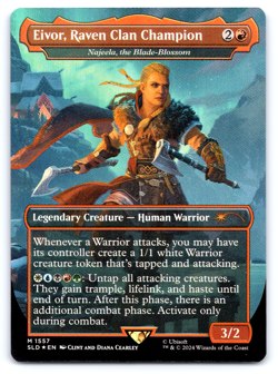 Eivor, Raven Clan Champion - Najeela, the Blade-Blossom (Rainb - Secret Lair MTG - Image 1
