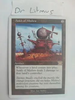 1x Ankh of Mishra 6th Edition Sixth MTG Great Condition - Image 1
