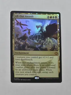 All-out Assault - Foil - Tarkir Dragonstorm - Near Mint - MTG - Image 1