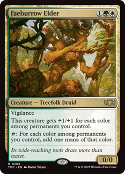 Faeburrow Elder 289 Commander: Tarkir: Dragonstorm NM - Image 1