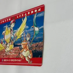 1996 Bandai Pokemon Jumbo Carddass Pidgeot VS Charizard Ken Sugimori Japan F/S - Image 2