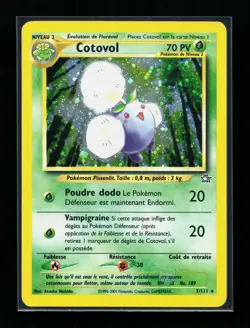 Carte Pokemon Cotovol 7/111 Holo Edition 2 Neo Genesis Wizards - Image 1