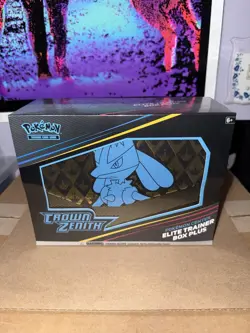 Pokemon Card TCG Crown Zenith Pokemon Center Elite Trainer Box Plus ETB SEALED 820650851872 - Image 1
