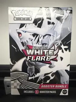 Pokemon TCG Scarlet & Violet White Flare Booster Bundle Box 6 Packs SEALED - Image 1