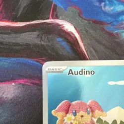 Pokemon TCG Audino Illustration Rare Holo Black Bolt 151/086 EN 2025 HP 100 - Image 2