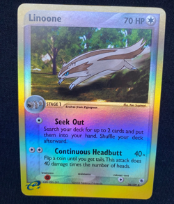 Pokemon TCG Linoone EX Ruby & Sapphire 38/109 Reverse Holo Uncommon (LP) - Image 1