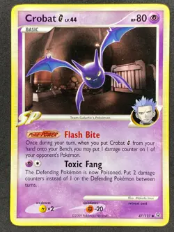 Pokemon Crobat G 47/127 PL Platinum LP - Image 1