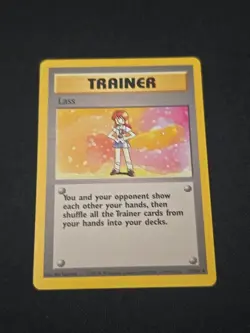 Lass 075/102 Base Set Regular Black Star Rare WOTC Vintage 1999 Pokemon TCG LP - Image 1