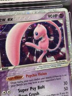 🔮 Pokemon TCG – Mew ex 100/110 – EX Holon Phantoms – Holo Rare – ACE 2 - POP 1 - Image 3