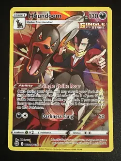 Houndoom TG10/TG30 Pokemon Brilliant Stars Trainer Gallery Full Art Holo NM - Image 1