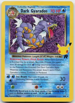 Dark Gyarados 8/82 Classic Collection Celebrations: Classic Collection Holo NM - Image 1