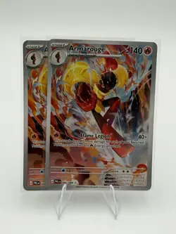 Armarouge 086/084 Illustration Rare Pokemon TCG Pitch Black English NM - Image 3