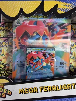 Ascended Heroes Mega Feraligatr EX Box - Sealed & In Hand - Same Day Dispatch - Image 2
