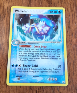Pokemon TCG Walrein EX Hidden Legends holo rare 15/101 2004 LP - Image 1