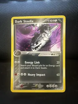 Pokemon TCG Team Rocket Returns Dark Steelix 4/109 Holo Rare Eng 2004 110HP - Image 1