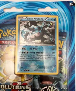 (402994) Pokemon XY Evolutions Black Kyurem 3-Pack Blister - Factory Sealed - Image 3
