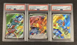 PSA 10 SEQUENTIAL Pokemon First Partner Illustration Series 1 Kanto Gem Mint - Image 1