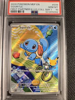 PSA 10 SEQUENTIAL Pokemon First Partner Illustration Series 1 Kanto Gem Mint - Image 5